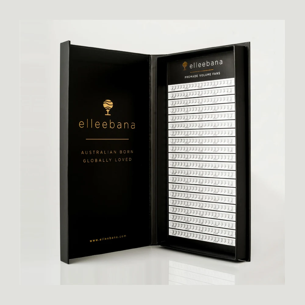 Premade Volume Lash Trays — C Curl